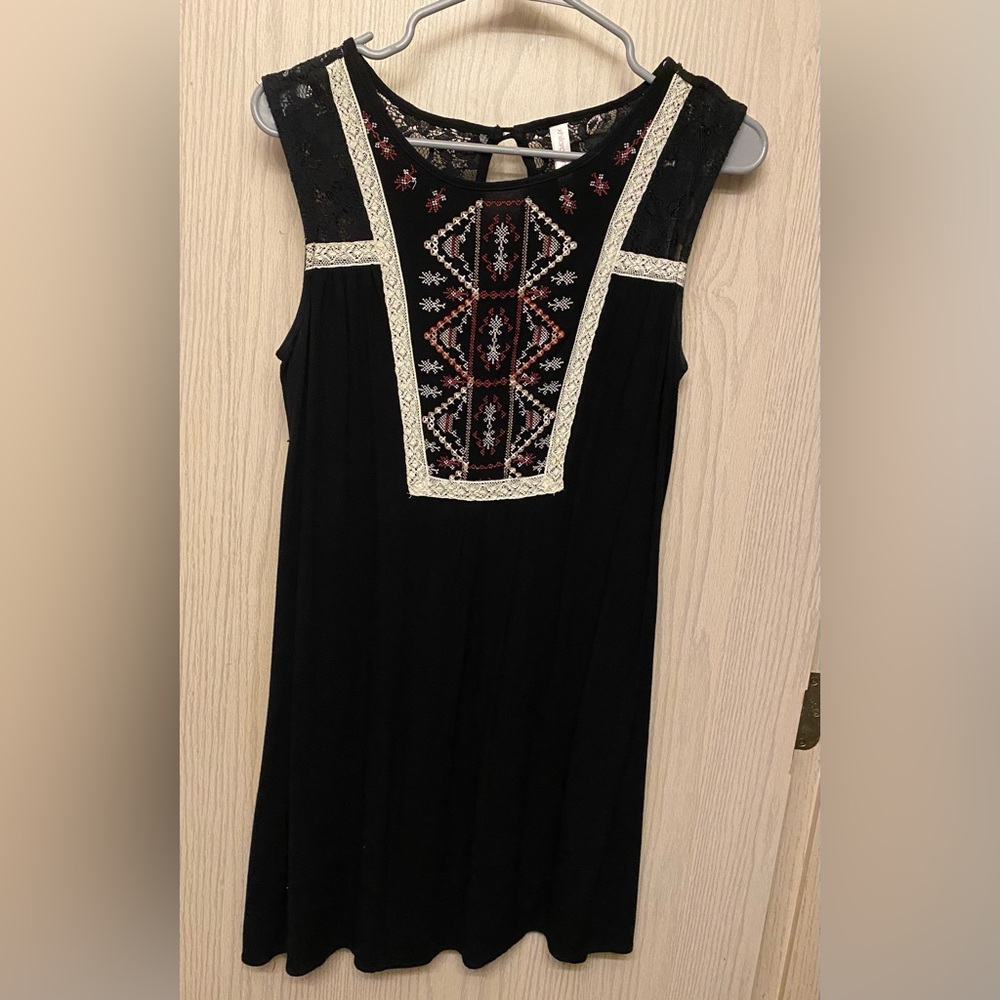 Tribal Print Sleeveless Mini Dress Size L